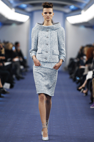 Spring 2012 Couture: Karl, why so blue?